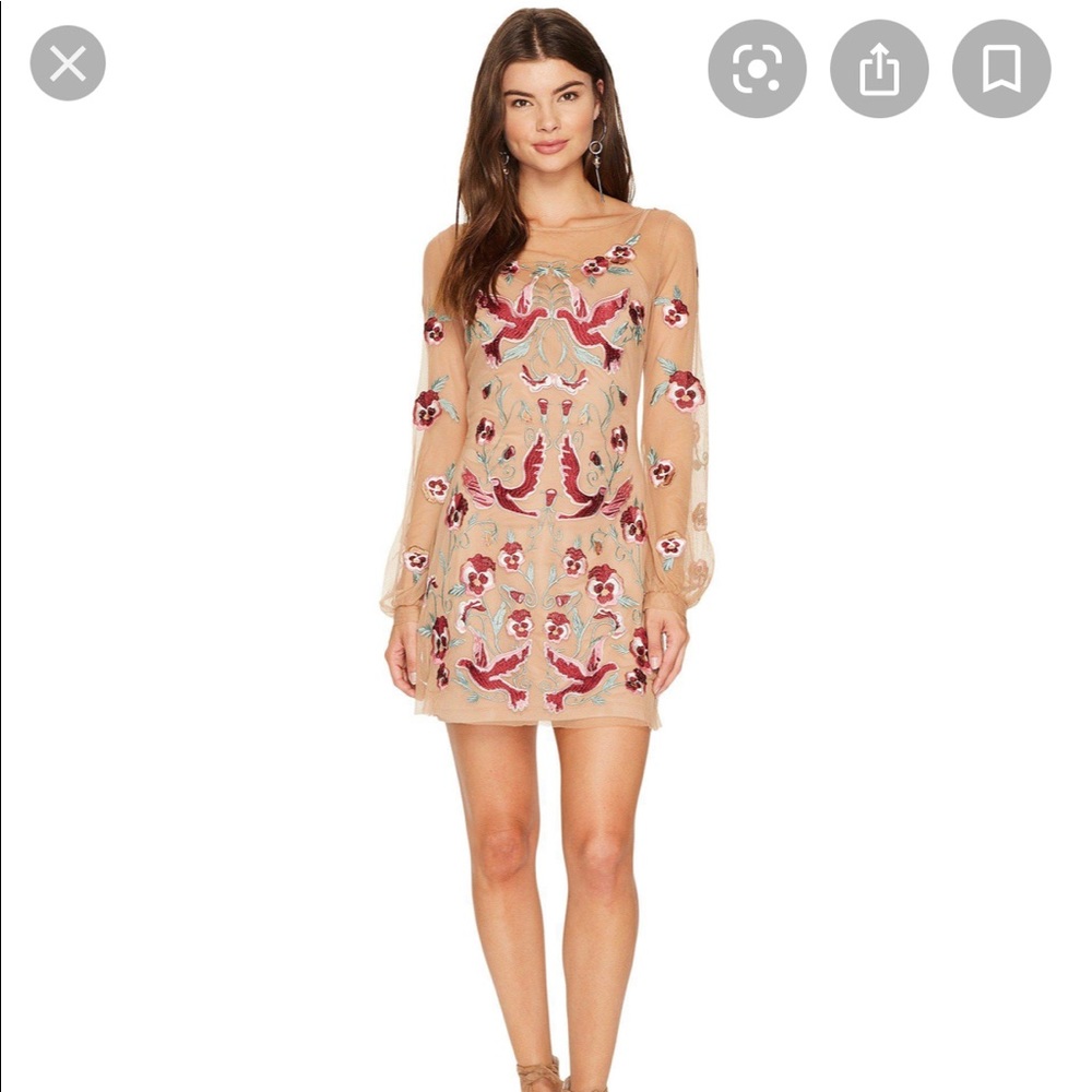 For Love & Lemons 🍋 sheer birds mini. Gorgeous!